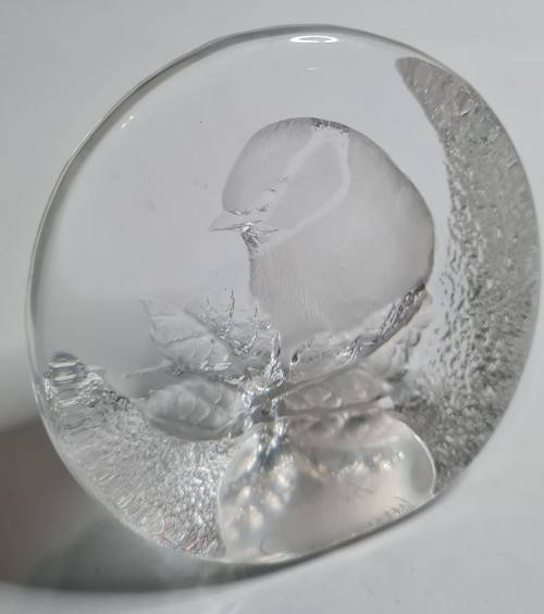 Mats Jonasson glass ornament