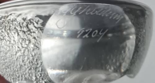 Mats Jonasson glass ornament