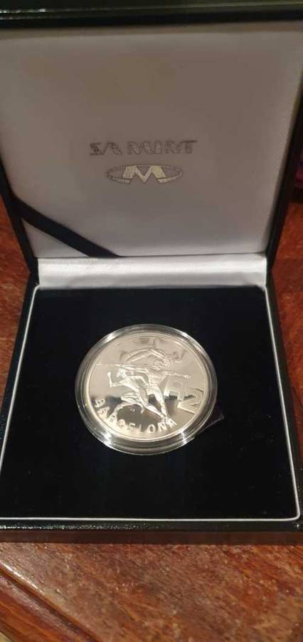 RSA Proof Silver R2 Crown of 1992  Olympics