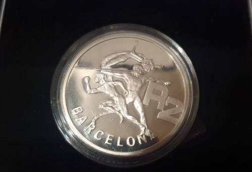 RSA Proof Silver R2 Crown of 1992  Olympics