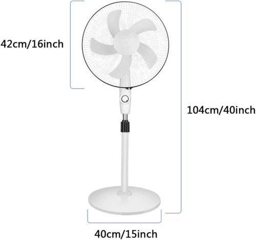 Rechargeable Solar Fan 16` with Solar Panel and 220v Charger FREE DELIVERY TO YOUR DOOR!!!