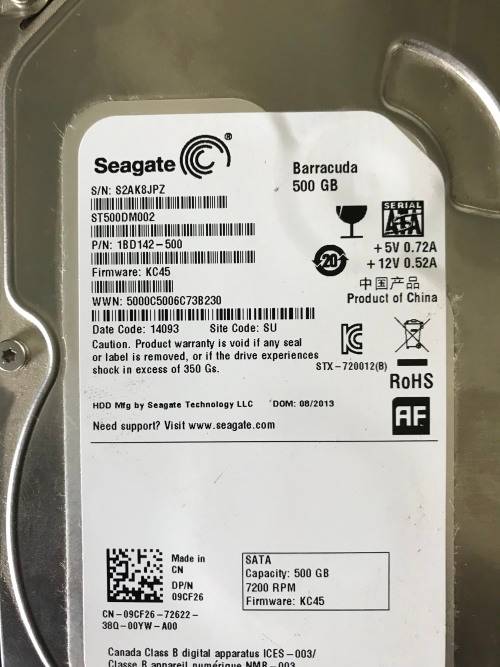 500GB Desktop HDD Perfect Condition
