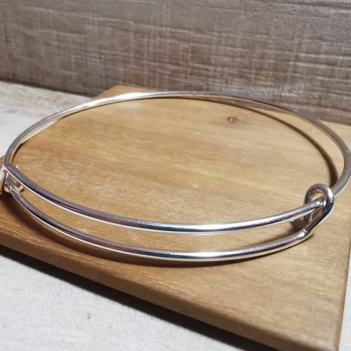 Sterling Silver Bangle for Charms