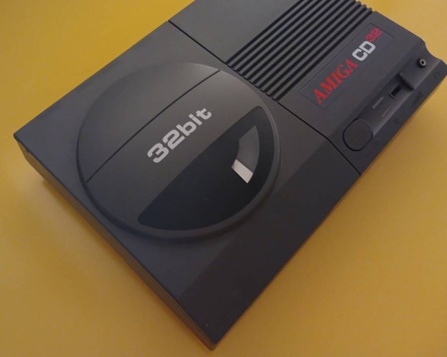 Commodore Amiga CD 32 console with Games