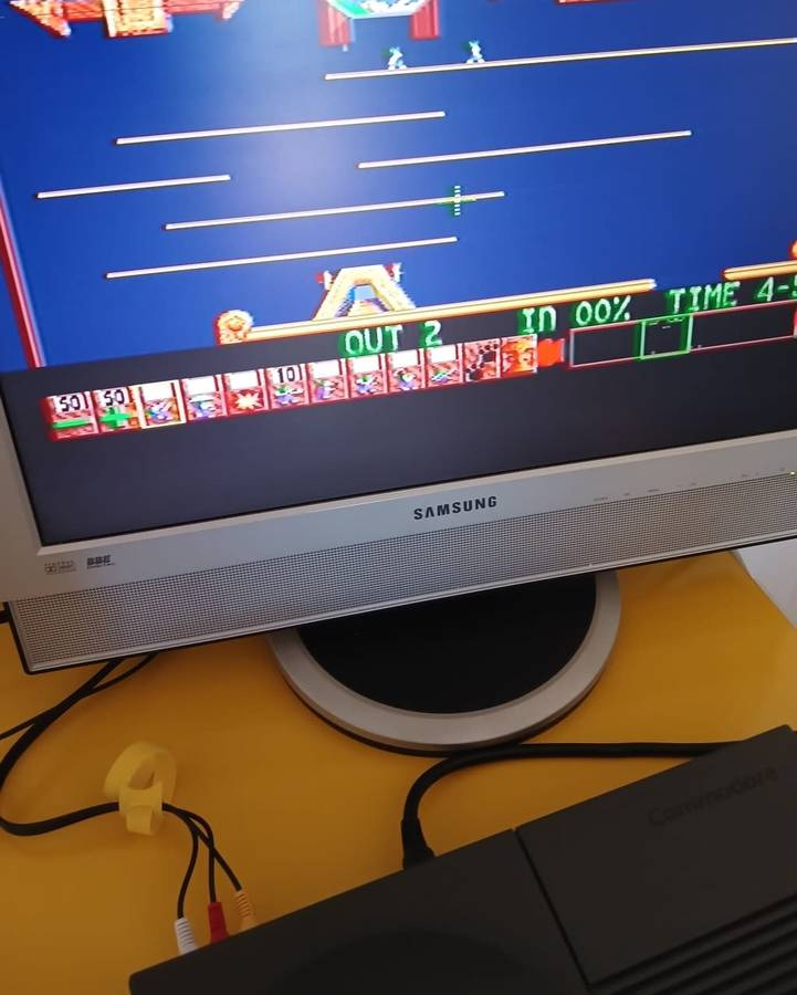 Commodore Amiga CD 32 console with Games