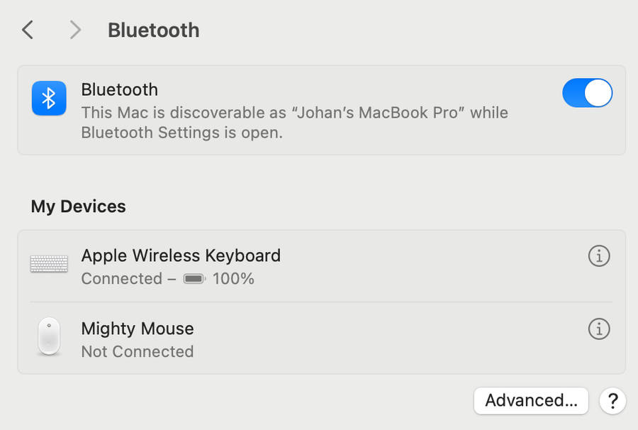 Apple Wireless Keyboard A1314 and Mighty Mouse A1197 - Bluetooth