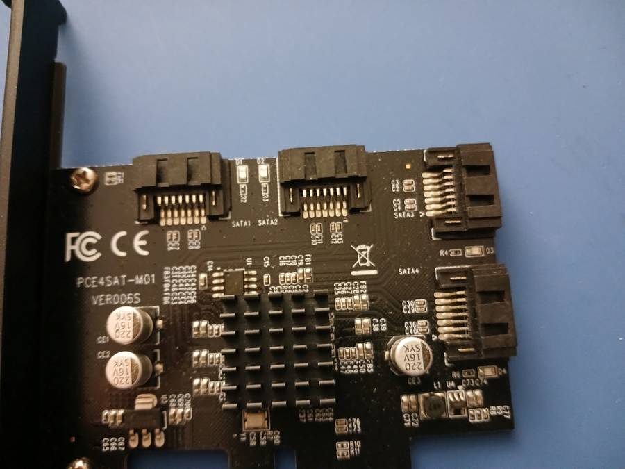 PC 4 Port SATA PCIe card