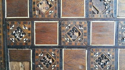 Antique Chess and Backgammon board
