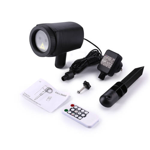 Gigertop TP-E35 Moving Garden Laser Light IP44 Waterproof Red/Green Color Laser Projector