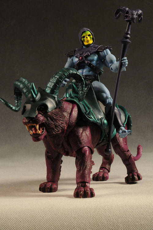 Masters of the Universe classics MOTU (Rare 1ST edition) Skeletor + Panthor