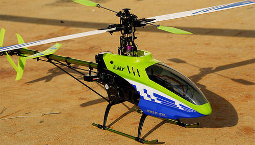 ESky Belt-CP V2 (GREEN) 6ch 3D RTF R/C Helicopter + Free training skids (March Auction)