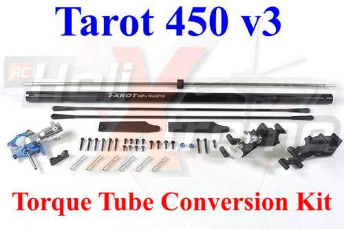 Tarot 450 v3 Torque Tube Conversion kit (For 450 heli will fit Trex, KDS, COPTERX , HELICOPTER)