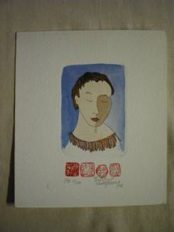 Pieter van der Westhuizen Etching size 175mm x 155mm