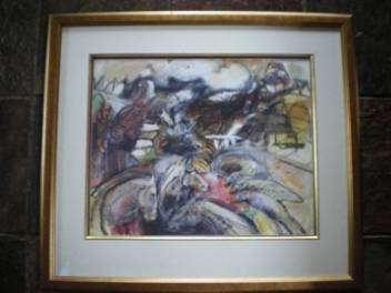 Margaret Gradwell-Slabbert Mixed media size 630mm x 500mm