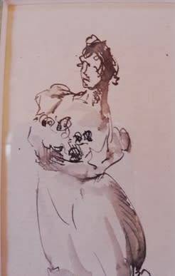 Otto Klar Mixed media size 110mm x 50mm