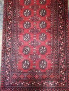 Handknotted Afghan Runner Size 2720mm x 770mm