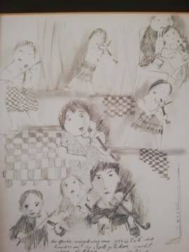Pieter van der Westhuizen Pencil Sketch size 240mm x 190mm