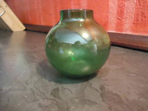 Lovely apple green vase
