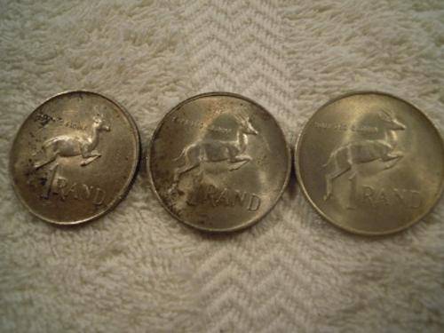 SA R1 Coins (3 in total)