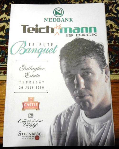 ***R1/NR*** GARY TEICHMAN TRIBUTE BANQUET MENU - 20 JULY 2000