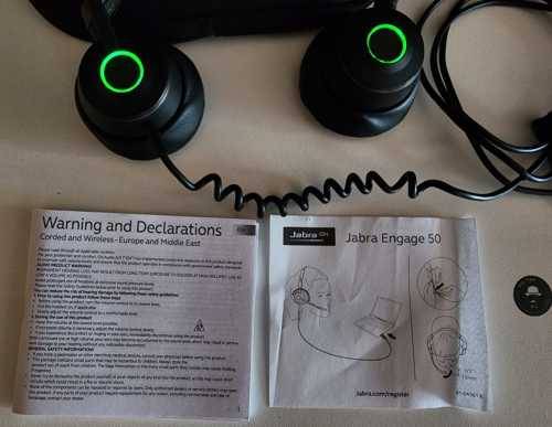 Jabra Engage 50 Stereo USB-C Wired Headset 5099-610-189, perfect for call center, On Special