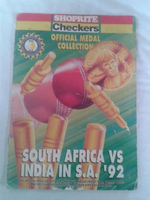 Shoprite Checkers - Official Medal Collection - South Africa vs India in SA 92