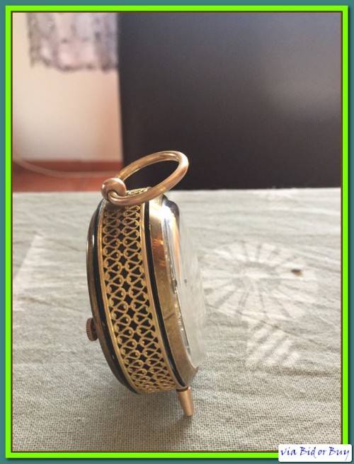 VINTAGE: WEST GERMANY JERGER ALARM CLOCK (IN WORKING CONDITION)