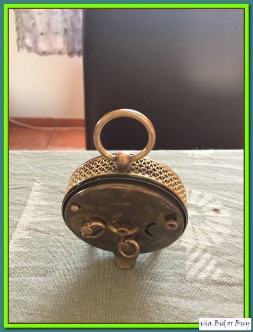 VINTAGE: WEST GERMANY JERGER ALARM CLOCK (IN WORKING CONDITION)