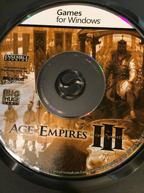 PC CD - AGE OF THE EMPIRES III THE ASIAN DYNASTIES (INCL BOOKLET & SERIAL NR)