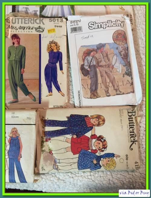 PATTERN JOBLOT: 15 KIDDIES PATTERNS