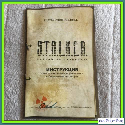 PC - DVD ROM - STALKER: SHADOW OF CHERNOBYL (BOOKLET + LIC KEY INCL)