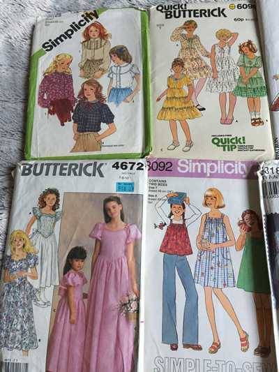 PATTERNS KID JOBLOTS B: 14 KIDDIES PATTERNS