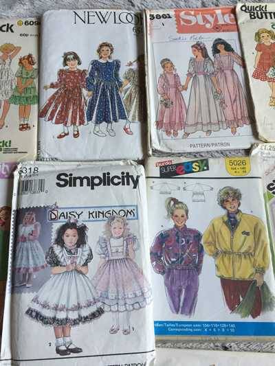 PATTERNS KID JOBLOTS B: 14 KIDDIES PATTERNS