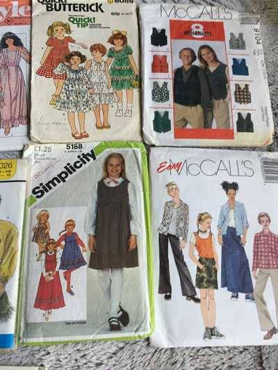 PATTERNS KID JOBLOTS B: 14 KIDDIES PATTERNS