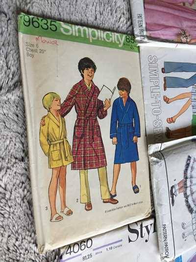 PATTERNS KID JOBLOTS B: 14 KIDDIES PATTERNS