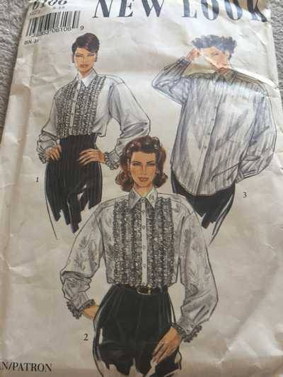 PATTERN NEW LOOK 6106 - BLOUSE (SIZE 8-18)
