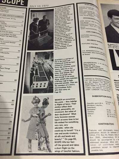 VINTAGE SCOPE JULY 10, 1970 - PSYCHO, LOOK INTO YOUR SOUL