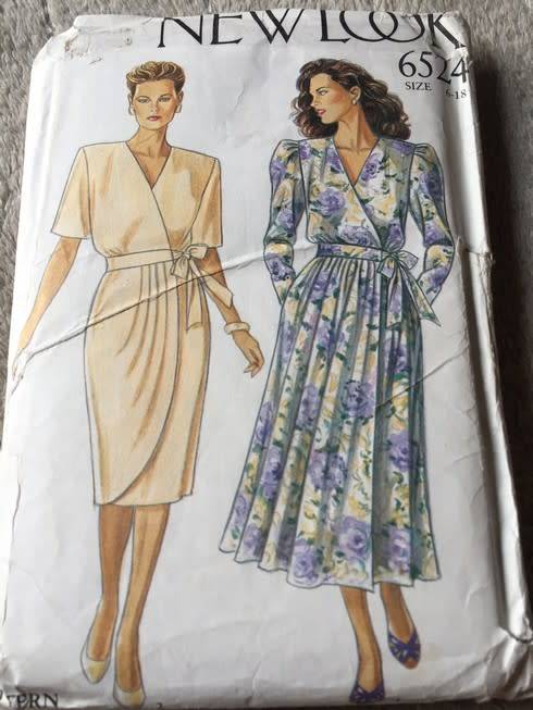 PATTERN NEW LOOK 6524: DRESS (SIZE 6-18)