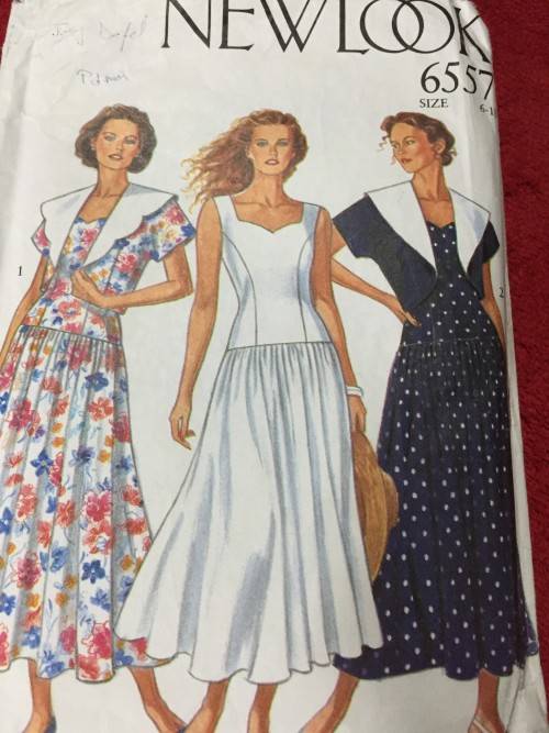 PATTERN NEW LOOK 6557 - DRESS (SIZE 6-18)