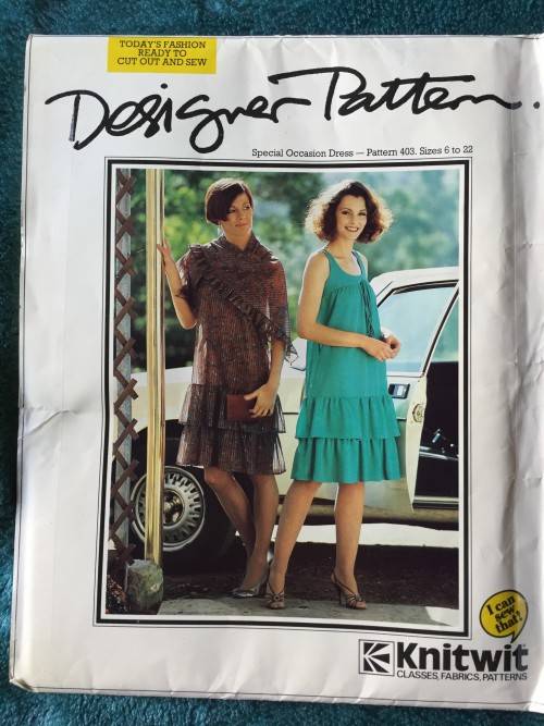 PATTERN KNITWIT 403 (UNUSED) - SPECIAL OCCASION DRESS (SIZE 6-22)