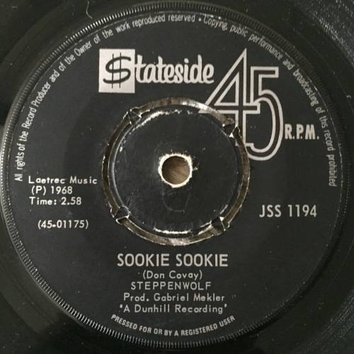 SEVEN SINGLE (45 RPM) - STEPPENWOLF: MAGIC CARPET RIDE//SOOKIE SOOKIE