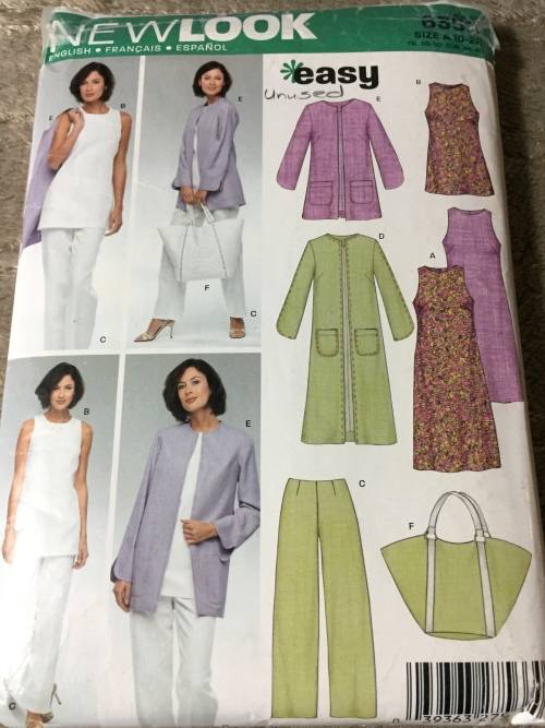 PATTERN NEW LOOK 6350 (UNUSED) - WHOLE WARDROBE (SIZE 6-22)