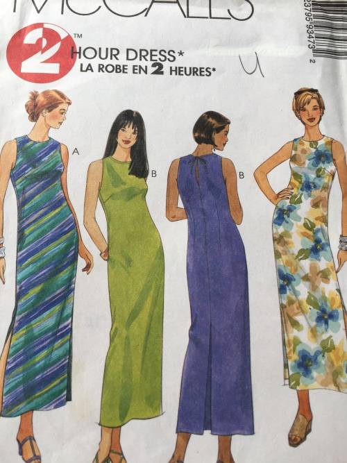 PATTERN MCCALL`S 9347 (UNUSED) - DRESSES (SIZE 10-12-14)
