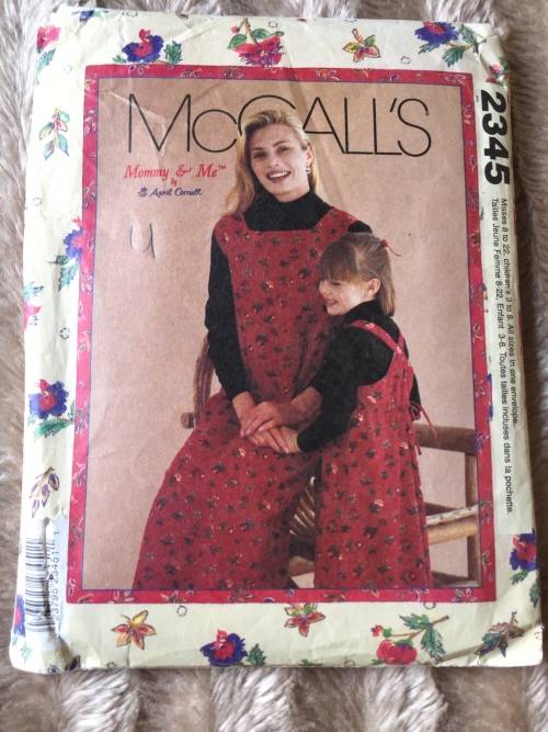 PATTERN MCCALL`S 2345 (UNUSED)(MOMMY and ME) - MISSES` and CHILDREN`S JUMPER (8-22, 3-8)
