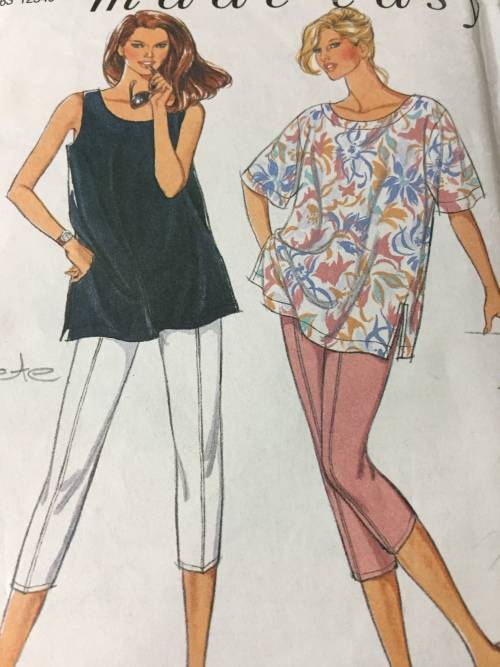 PATTERN STYLE 2132 (COMPLETE) - TOPS and PANTS (SIZE 8-18)