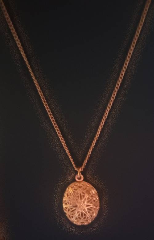 Stunning Gold locket and chain