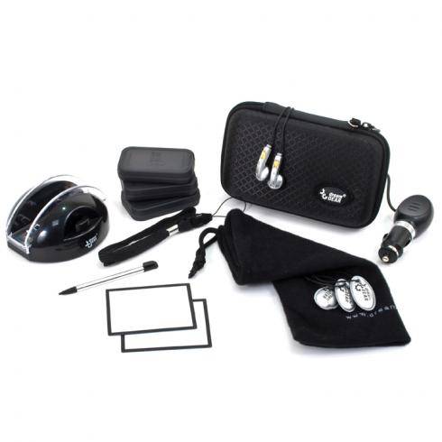 DreamGEAR Nintendo DS Lite 17in1 Bundle WITH FREE DELIVERY! Car Charger,Dock,Cover,Earphones + MORE!
