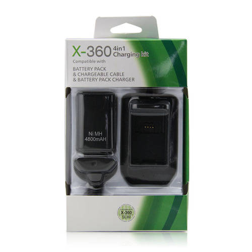 4IN1 REPLACEMENT PLAY AND CHARGE KIT FOR XBOX 360