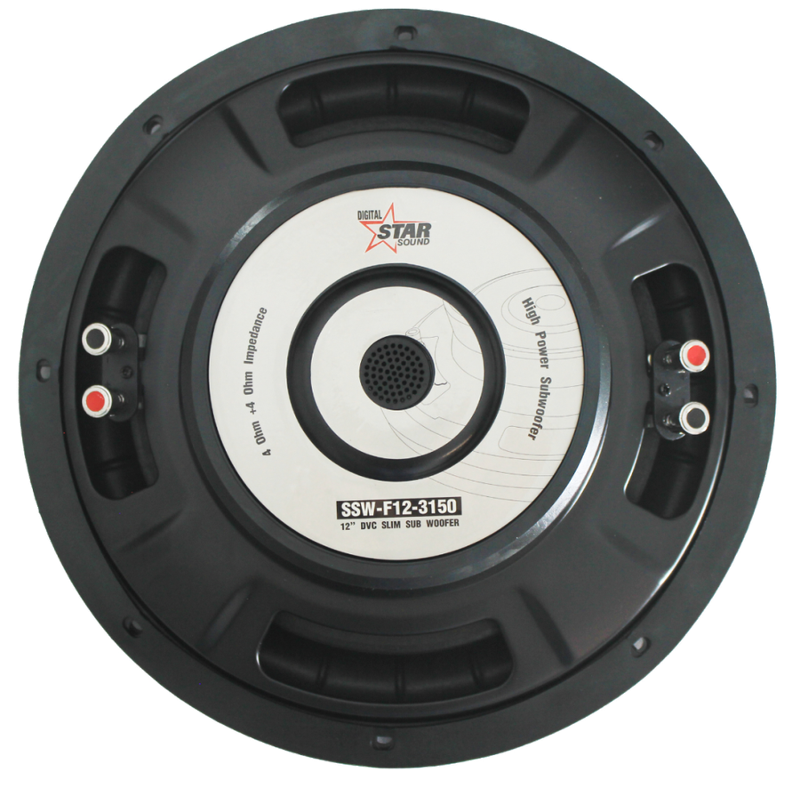 Starsound SSW-F12-3150 12-Inch Flat Series DVC Subwoofer