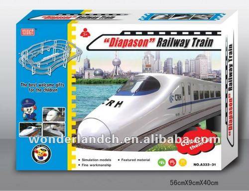 High-Speed Diapason Train with Railway